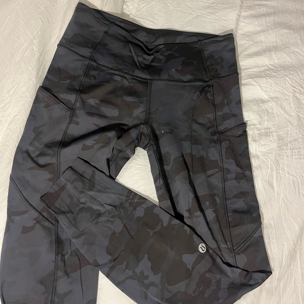 Lululemon black camo leggings